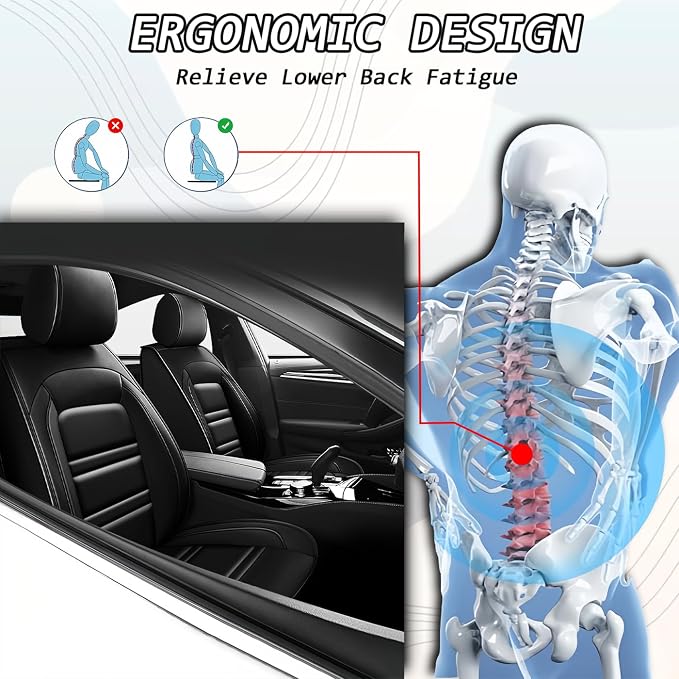 Seat Covers for Nissan Car Titan 2004-2024 | 5-Seats Leather Seat Covers - Image 5