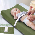 Muslin Changing Pad Cover for Baby Girls Boys-2 Pack 17"x 33" Cotton Soft - Image 3