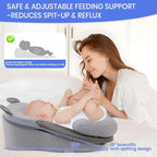 Baby Feeding Pillow, Anti Overflow Feeding Pillow - Image 4