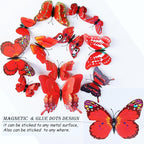 Butterfly Wall Decor 24/48 PCS, 3D Butterflies Stickers - Image 3