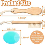 Wooden Baby Hair Brush and Comb Set - Image 3
