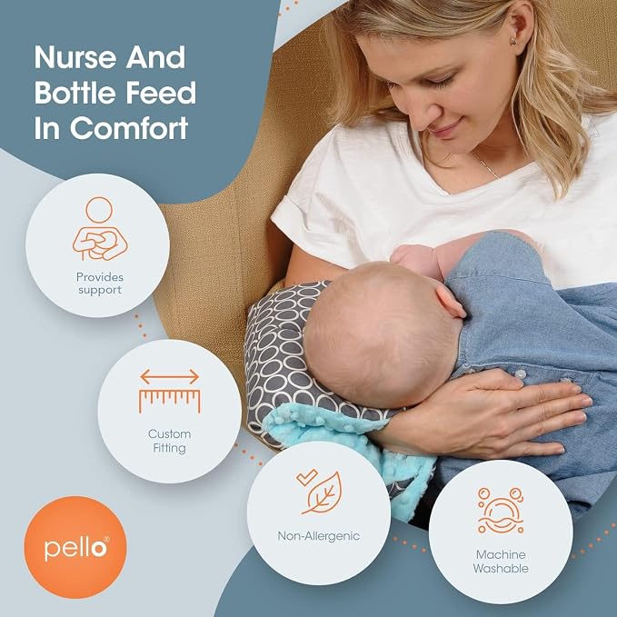 Pello Comfy Cradle Nursing Arm Cushion, Breastfeeding and Bottle Feeding - Image 4