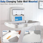 Baby Changing Station Wall Mounted, Fold Down Baby Changing Table, Commercial - Image 5