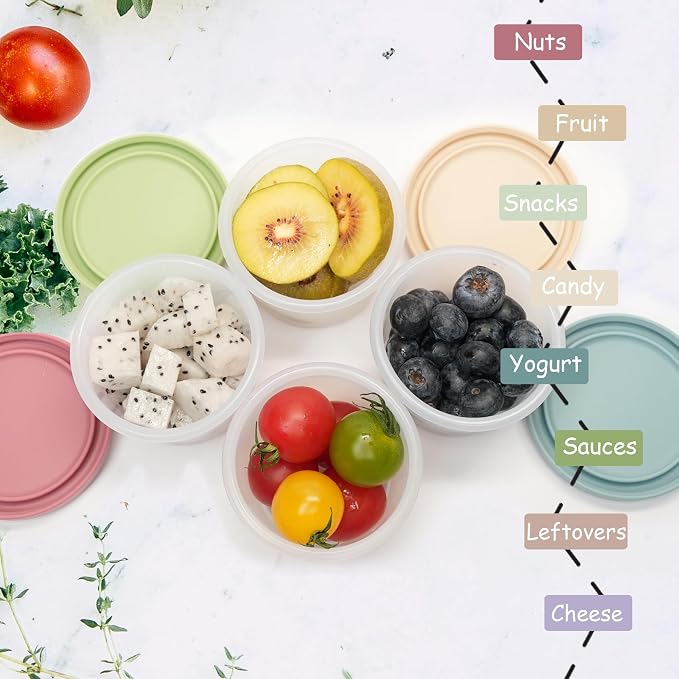Silicone Food Storage Containers Small Snack Containers - Image 5