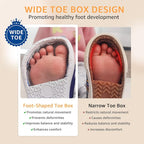 Toddler Wide Toe Box Barefoot Shoes Boys Girls Zero Drop, Baby First Walking - Image 4