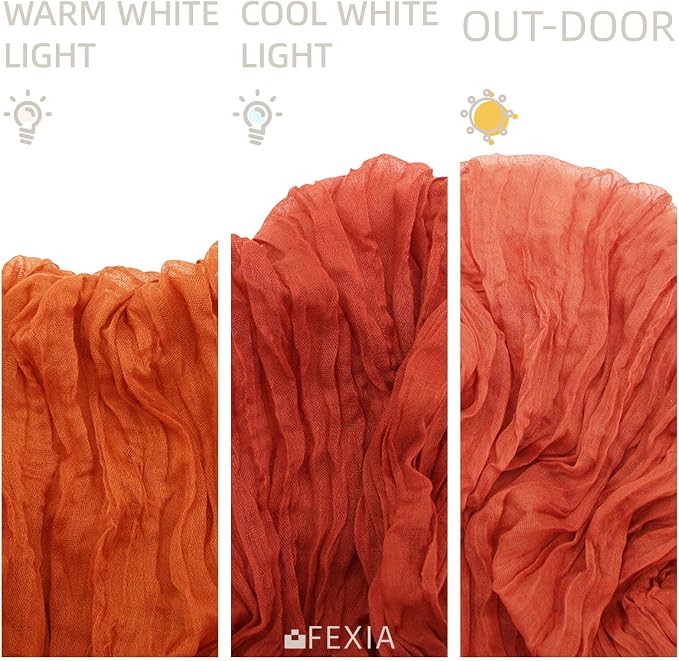 FEXIA 3 Pack Terracotta Table Runner 35x120 Inches - Image 7