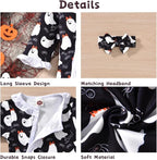 Aalizzwell Baby Girls Romper Outfit Fall Winter Clothes - Image 2