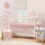 Lambs & Ivy Daisy Dreams Pink/White Musical Baby Crib Mobile Soother Toy - Image 7