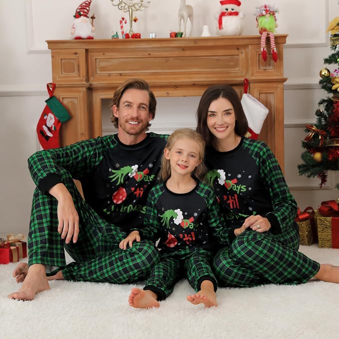 Weixinbuy Family Pajamas Set Christmas Pjs Matching Clothes Pajamas - Image 5