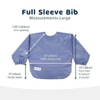 Tiny Twinkle Long Sleeve Bib for Babies & Toddlers – 2 Pack Waterproof Smock - Image 2