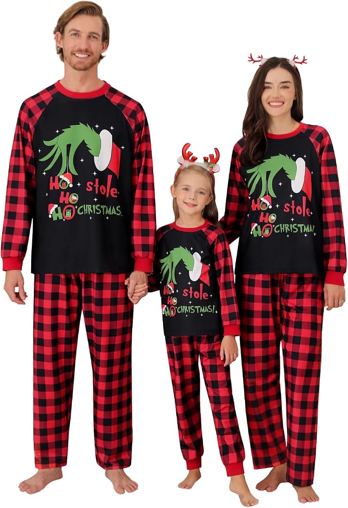 Weixinbuy Family Pajamas Set Christmas Pjs Matching Clothes Pajamas by Weixinbuy