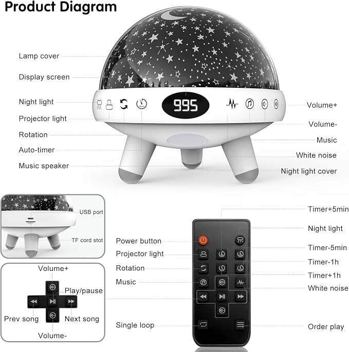 YACHANCE Kids Sound Machine - Image 6