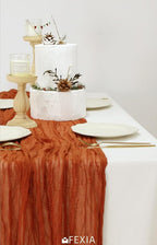 FEXIA 3 Pack Terracotta Table Runner 35x120 Inches - Image 6