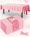 Pureegg Plastic Table Cloth Disposable 8 Pack, 54 x 108 Inch Table Cloths by Pureegg