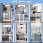 WAOWAO Extra Tall 40.55" Baby Gate 29.92-63.38" Wide Pressure Mounted Walk - Image 6