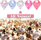 Janmercy 5 Pack Adult Drool Bandana Bibs Soft Adjustable Absorbent Christmas - Image 5