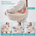 QSTEHEML Nursing Pillow for Breastfeeding - Image 7