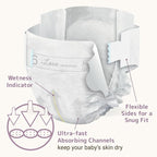 Bambo Nature Hypoallergenic Baby Diapers, Eco-Labelled Sustainable Diapers - Image 3