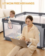 71" x 59" Extra Large Baby Playpen - Image 5