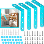 Anti Tip Furniture Anchors for Baby Pet Proofing, Furniture Wall Anchor - Image 2