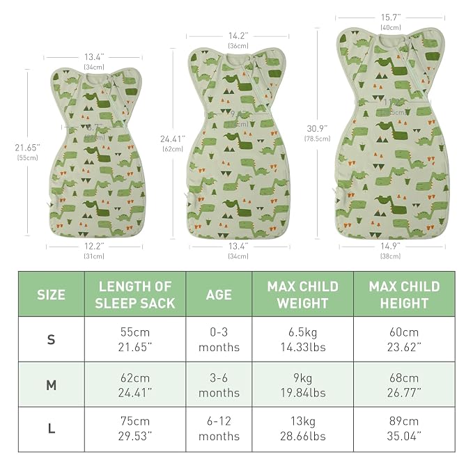 Baby Sleep Sack Swaddles for Newborn 0-3 Months, Arms Up Swaddle Blanket 2 - Image 6