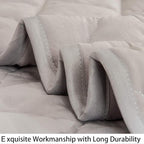 NTBAY Down Alternative Oversized Toddler Comforter, Super Soft and Warm Solid - Image 3