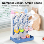Ultimate Baby Bottle Drying Station -Space Saving Standing Drying Rack - Image 4