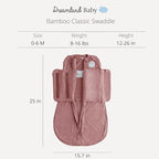 Dreamland Baby Bamboo Viscose Swaddle Blanket. 1.0 TOG Ultra Soft Swaddle - Image 6