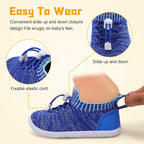 FEETCITY Baby Shoes Boys Girls First Walking Shoes Lightweight Infant Sneakers - Image 2