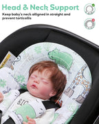 Infant Car Seat Insert, Enlarged Head Support - Image 3