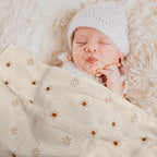 Muslin Swaddle Blankets for Newborn, 3 Pack Breathable Soft Receiving Blanket - Image 3