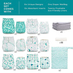 Simple Being Reusable Cloth Diapers, Double Gusset, One Size Adjustable - Image 5