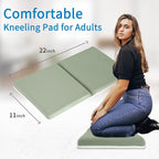 JJGoo Bath Kneeler with Elbow Rest Pad Set, 1.5 inch Kneeling Pad Mat - Image 2