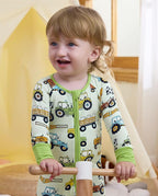 Bamboo Viscose Baby Convertible Footie Pajama, Zipper Pajamas - Image 5