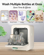 ICUIRE Baby Bottle Washer and Sterilizer and Dryer, 131-167°F High Temperature - Image 5