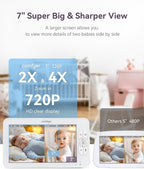 7" Split-Screen Baby Monitor - Image 2