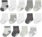 Fruit of the Loom Baby 14-Pack Grow & Fit Flex Zones Cotton Stretch Socks by FruitoftheLoom