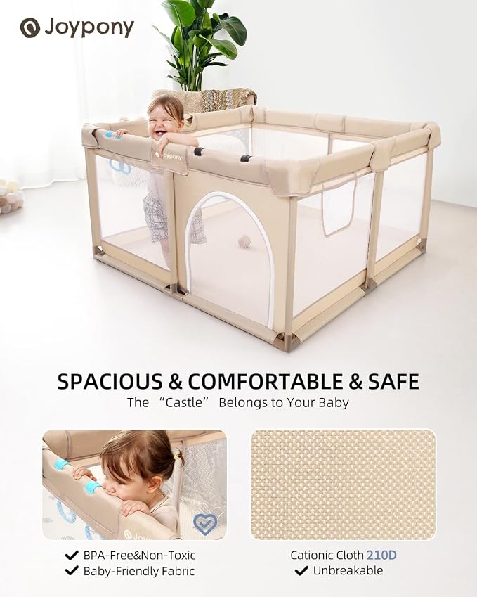Baby Playpen, 50x50 in Small Play Pen - Image 2