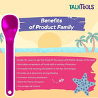 TalkTools Bumpy Magenta Spoons | Provides Oral Awareness During Feeding | - Image 4