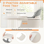 BABY JOY Convertible Baby High Chair, 3 in 1 Wooden Highchair/Booster/Chair - Image 3