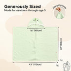 KeaBabies Organic Baby Towel - Image 2