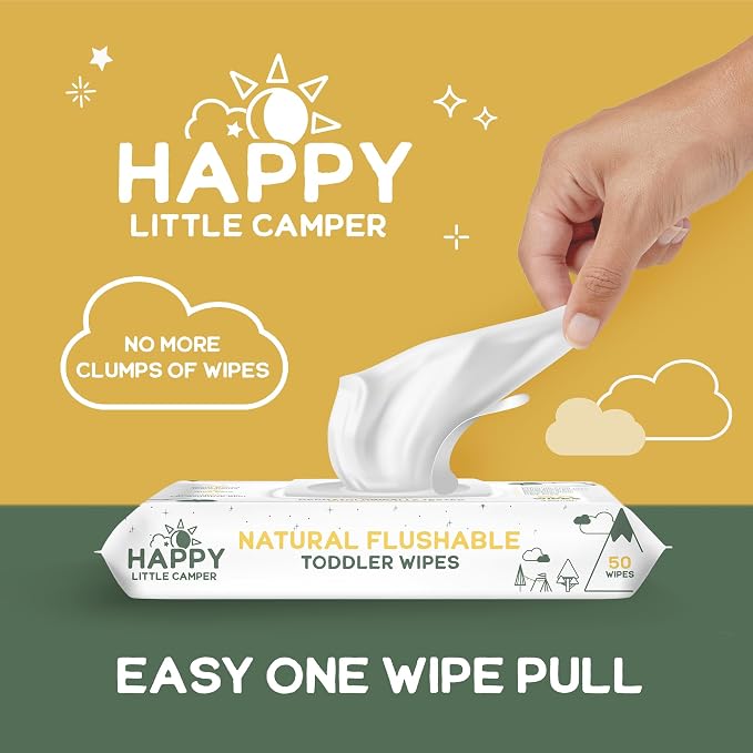 Happy Little Camper Ultra-Absorbent Natural Baby Diapers Size 1 - Image 5