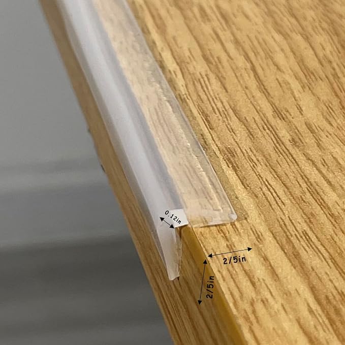 Edge Protector 100% Silicone, Baby Proofing Corners Clear Guards, Pre-Tape - Image 4