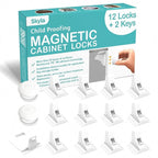 Skyla Homes Magnetic Cabinet Locks Baby Proofing Child Safety by SkylaHomes