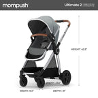 Mompush Ultimate2 Baby Stroller, Premium Convertible Full-Size Stroller - Image 9