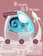 Momcozy Breast Pump Hands Free Mobile Style | M6, Wearable Breastfeeding Pump - Image 3