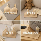 iloveSIA Nursing Bras for Mom Breastfeeding, Seamless Supportive Sleep Bra for - Image 5