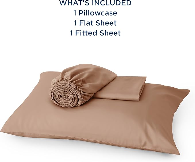 Bedsure Cooling Sheets Twin, Rayon Derived from Bamboo, Breathable & Soft Twin - Image 6