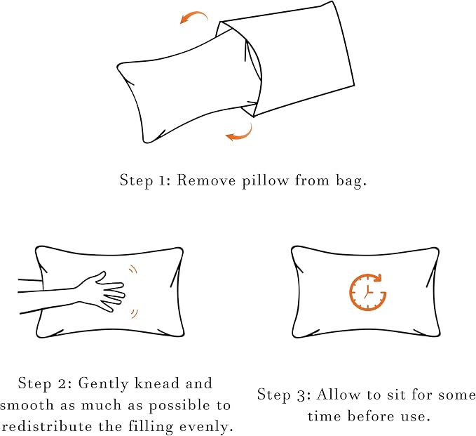 FLXXIE 2 Pack Microfiber Tiny Pillows, 11x7 Inches - Image 5