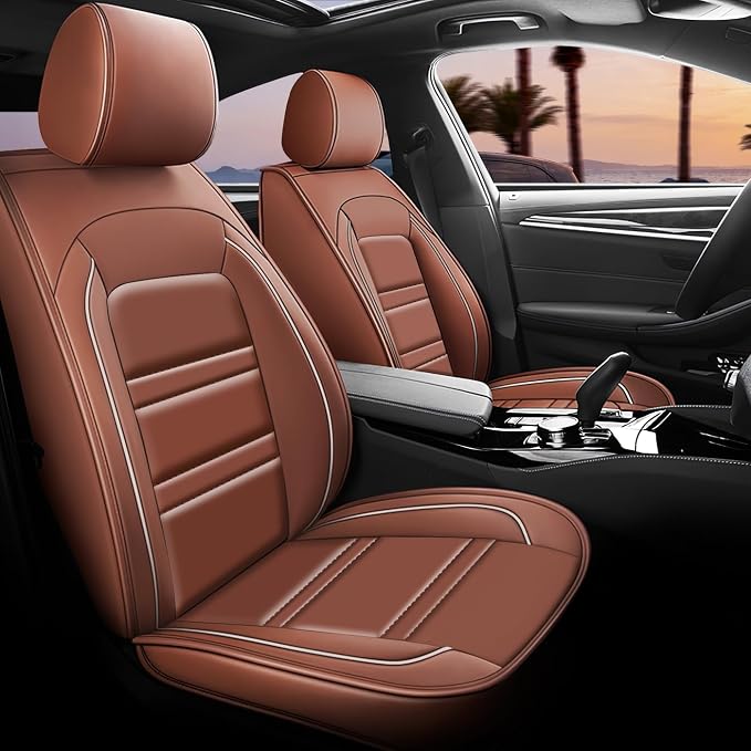 Seat Covers for Dodge Challenger 2008-2023 | 5-Seats Leather Seat Covers - Image 3